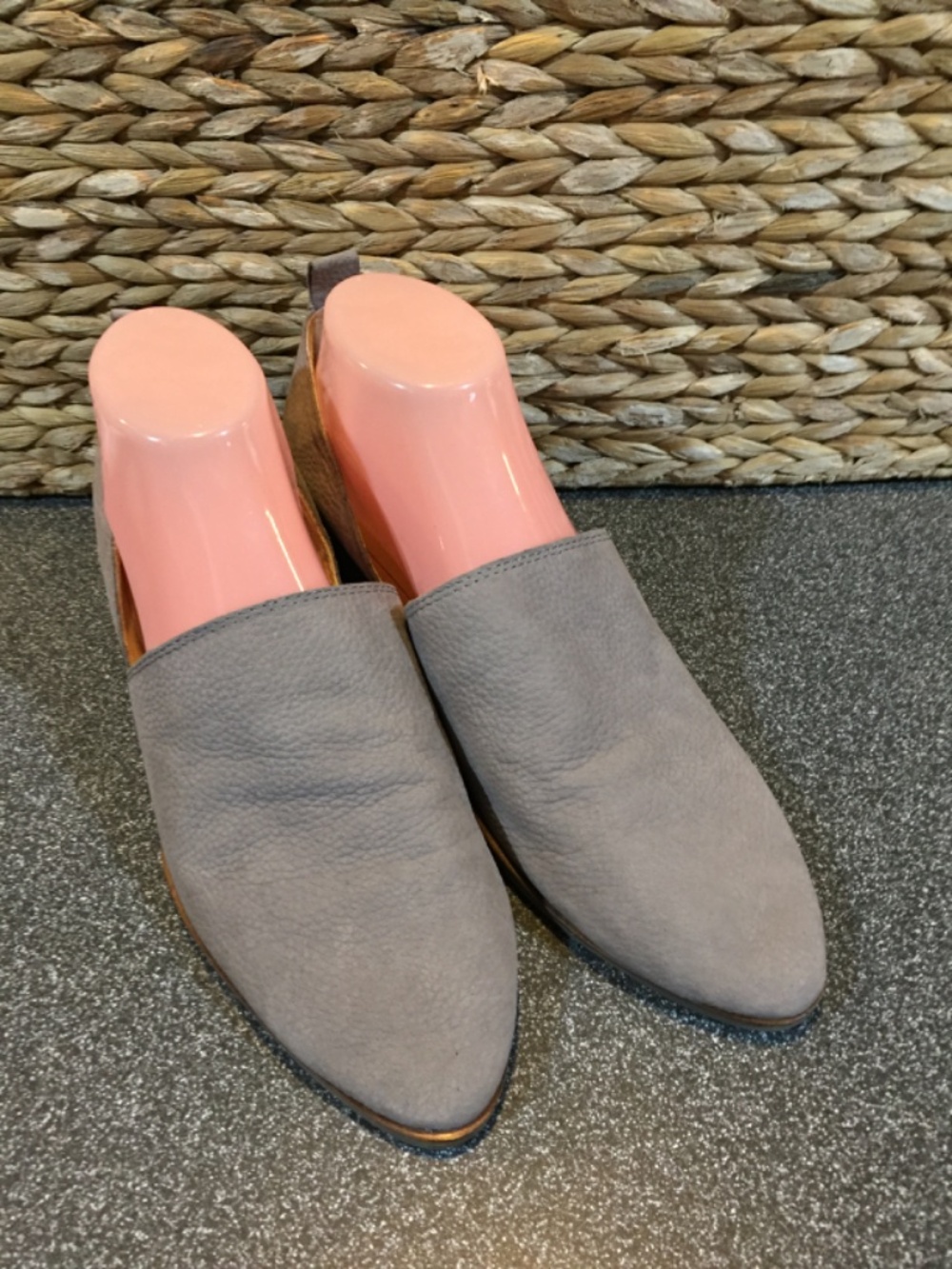 Lucky Brand Gray Suede Slip-On Shoes - Picture 5 of 12